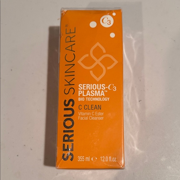SERIOUS SKIN CARE Serious C-3 Plasma C Clean Cleanser 12 FL OZ ~ JUMBO SIZE